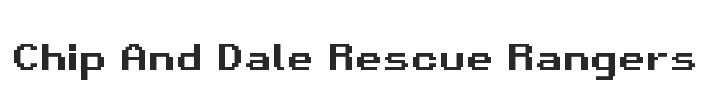 Chip And Dale Rescue Rangers